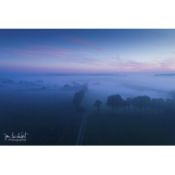 Vapeurs bleues du soir